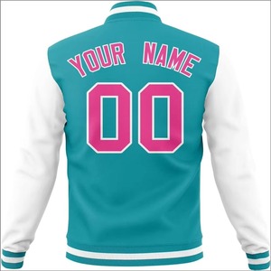 Chaqueta Universitaria Personalizada para Hombre, Chaqueta Deportiva de Invierno, Cortavientos, Transpirable, con Cuello Alto y Logotipo Frontal - Product Image 2