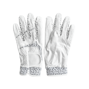 Guantes de golf transpirables de diseño personalizado para hombres y mujeres, material de piel de oveja con logotipo impreso, LICRA por sublimación para deportes al aire libre - Product Image 5