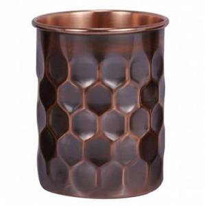 <b>Black</b> Coated Premium Quality Copper <b>Mug</b> Handcrafted Engraved Design Eco-Friendly Metal Tumbler in Different Styles Available - Product Image 2