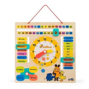 Reloj de Aprendizaje para Niños con Diseño de Ratón Pequeño, con Calendario, Relojes de Juguete para Niños - Product Image 1