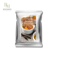 Poudre de crème brûlée Bosmos 1 kg - Poudre aromatisée pour bubble tea de Taïwan