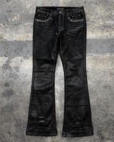 Jeans personnalisés pour hommes, style skinny, cloutés, déchirés, vieillis, cirés, coupe cloche, bootcut, évasés, baggy, empilés, en denim
