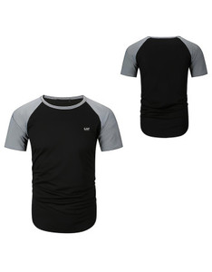 GAF เสื้อยืดแขนสั้น Raglan สำหรับผู้ชายเสื้อยืดแขนแร็กแลนแบบกำหนดเอง - Product Image 3
