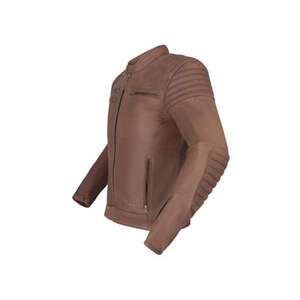Charleston hommes peau de vache/kangourou perforé piste/équitation moto cuir course veste/Chaqueta CE rembourré, toutes tailles et couleurs - Product Image 2