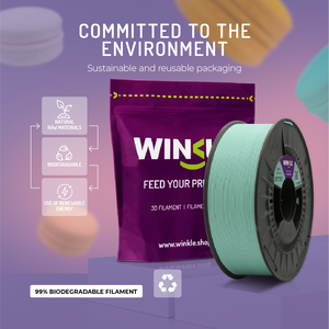 Filamento WINKLE PLA HD Pastel de 1.75mm, 1kg, para Impresora 3D, Acabado Mate, Fácil de Imprimir, Sin Deformaciones, Tolerancia de 0.05mm, 190-230°C, Venta al Por Mayor - Product Image 6