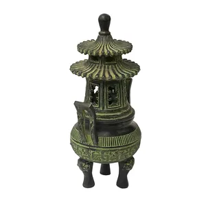 Brûleur à Bakhoor en laiton artisanal pour encens et Oud, design traditionnel arabe, durable, décoration naturelle pour la maison et la méditation - Product Image 6