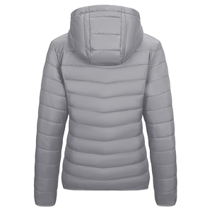 Veste longue matelassée respirante et confortable pour femmes quantité minimale de commande bas Veste matelassée pour femmes à prix d'usine OEM - Product Image 5