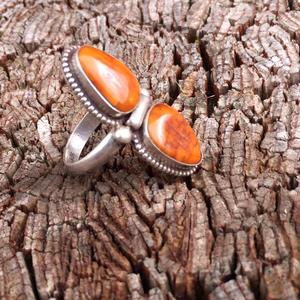 แหวนชั้นดีเงินสเตอร์ลิงทำด้วยมือ925ลูกแพร์พลอยอำพันบอลติกธรรมชาติสไตล์โบฮีเมียนตั้งค่าเป็นของขวัญครบรอบ - Product Image 4