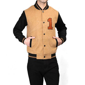 Veste d'hiver personnalisée à col montant avec logo sur le devant, en laine unisexe, respirante, écologique, de haute qualité - Product Image 2