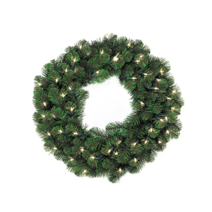 Accessoires de maison en vrac de guirlandes et de couronnes vertes artisanales pour la décoration de Noël fabriqués en Inde - Product Image 1