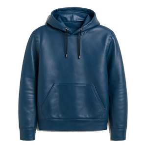 Sudadera con Capucha Personalizada OEM para Hombre, Diseño Hip Hop, Impresión Digital de Invierno, la Mejor Calidad en Rojo Liso - Product Image 4