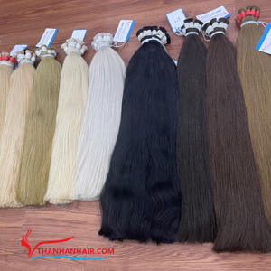 COLORES ESPECIALES Modelo T12 Extensiones de cabello humano crudo vietnamita a granel Sin enredos SILKY Wave & Afro Styles 1kg Peso en stock - Product Image 3