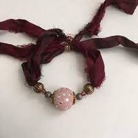 Bracelet de Yoga en ruban de soie pour femmes et hommes, ruban de soie adapté aux bijoux et aux bracelets) 3 couleurs