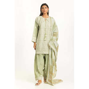 Conjunto de Traje Bordado de 3 Piezas para Mujer IUSTKSD-1235 - Product Image 6