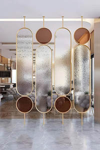 Divisor de pared decorativo de partición de pantalla de hierro forjado de lujo de estilo nórdico moderno personalizado vendido a precio más bajo garantizado - Product Image 3