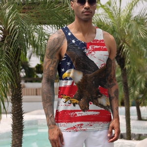 Tank Top 3D Print Sleeveless Breathable Quick Dry Gym Workout Fitness Summer Beachwear Plus Size Lightweight Sports TankTop - Product Image 3