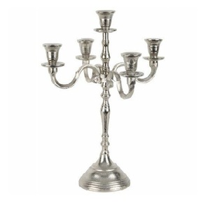 Candélabres en métal mariages centres de table décoration 5 bras candélabres argent décoration de la maison candélabres support de sol - Product Image 4