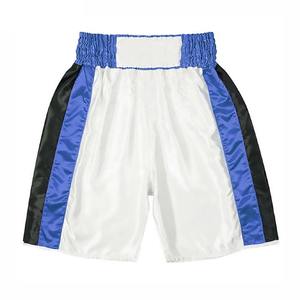 Meilleures ventes Shorts de combat de boxe MMA en soie au design personnalisé Vêtements de sport Muay Thai avec logo à l'avant Vêtements d'arts martiaux élégants - Product Image 1