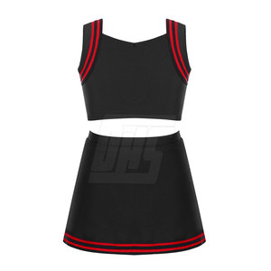 Uniforme de pom-pom girl avec des couleurs vives et un tissu durable pour les activités de cheerleading scolaire Uniforme de pom-pom girl - Product Image 4