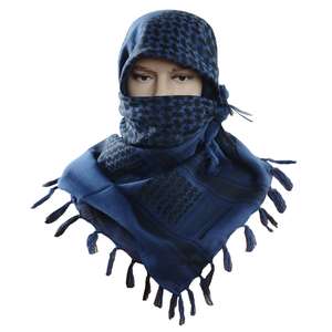 Shemagh Désert Écharpe Wrap Grand 100% Coton Tête Arabe Cou Keffiyeh Wrap avec Glands - Product Image 2