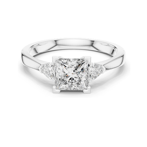 Anillo de Diamante de Laboratorio de 1.3 CT para Mujer, Claridad VVS-VS EF, Corte CVD, Oro de 18KT, 14KT, 10KT y Plata 925, Oro Rosa, Amarillo y Blanco - Product Image 2