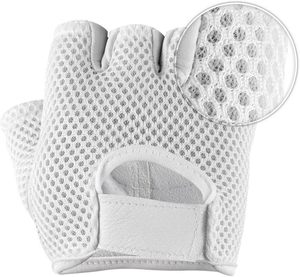 ถุงมือปั่นจักรยานหนังครึ่งนิ้วถุงมืออเนกประสงค์ถุงมือออกกำลังกายยิมถุงมือกันลื่นสำหรับผู้ชายผู้หญิง - Product Image 1