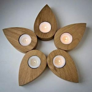 wooden <b>Candle</b> Holders <b>Candle</b> Jars - Product Image 1