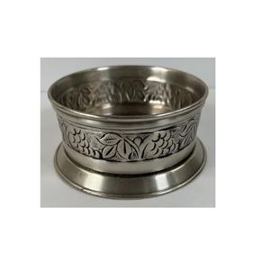 Stylish Aluminum <b>Wine</b> Bottle <b>coaster</b> Round Hammered Flower and Leaf Design Top Selling Aluminum <b>Wine</b> Bottle <b>coaster</b> - Product Image 1