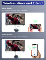 2.4G 5G Çift Bantlı 4K Kablosuz Ekran Dongle'ı HDMI Ekran Yansıtma Adaptörü Telefon Dizüstü Bilgisayar TV Projektör için Tak ve Çalıştır