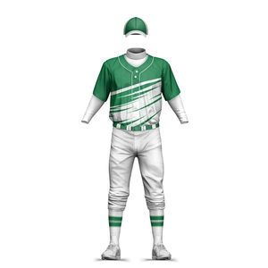 Uniforme de baseball à manches courtes pour hommes, avec logo personnalisé, nom d'équipe par sublimation, ensembles de vêtements de sport de qualité supérieure - Product Image 2