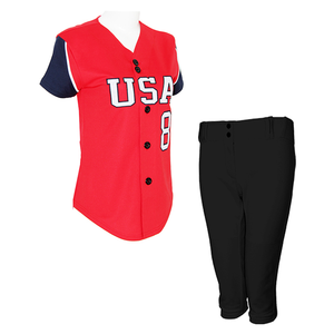 Uniforme de béisbol con logotipo personalizado más vendido Conjunto de último diseño Estilo Transpirable y precio barato Ropa de equipo Venta caliente - Product Image 2