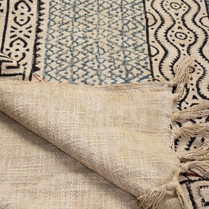 Manta de sofá hermosa Vintage con estampado de bloques de algodón de alta calidad para decoración para sala de estar - Product Image 6