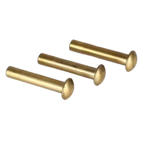 Rivet à double capuchon en métal zingué, rivet fendu en cuivre pour garniture de frein, modèle LB-0705 - Product Image 1