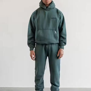 Ensemble pantalon de jogging de gym avec logo personnalisé pour hommes vêtements de sport d'hiver sweatshirts à capuche fabriqués au Pakistan survêtement - Product Image 6