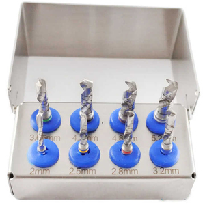 Taladros de irrigación externa para implantes dentales Juego de 8 piezas endurecidas con revestimiento de plata CE APROBADO POR MIRHA INSTRUMENTS - Product Image 3