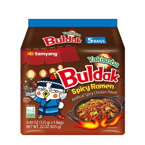Samyang Buldak Yakisoba Pollo caliente Sabor Ramen 700g Samyang Buldak Pollo caliente Fideos Yakisoba 125g - Product Image 3