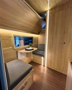Caravane RV Van Camper de haute qualité avec lit double et cuisine disponible à la vente à des prix abordables - Product Image 3