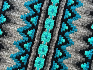 Manta de sillín Western Show lista para competición de Ciclistas Profesionales Mezcla de lana ligera para uso profesional - Product Image 2