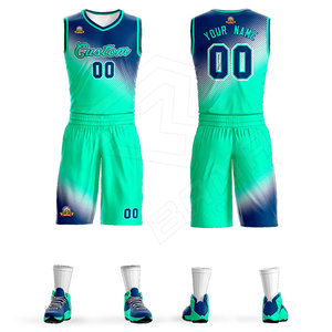 High Quality Men Basketball Jersey Sets Uniforms Cheap College Basketball <b>Tracksuits</b> Blank Basketball Training Jersey Set - Product Image 1