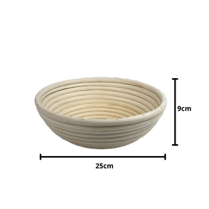 Cesta de ratán no tóxica ecológica de forma redonda de alta calidad de tendencia superior para hacer un molde para hornear pan y pasteles - Product Image 4