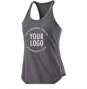 เสื้อกล้ามคอกลมลำลองผ้าคอตตอนสำหรับผู้หญิงเข้ารูปกล้ามเนื้อฟิตสำหรับฤดูร้อน - Product Image 5