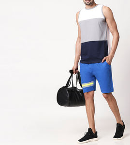 กางเกงกีฬาขาสั้นระบายอากาศสไตล์สตรีทของผู้ชายกางเกงผ้าฝ้าย100% ออกแบบได้ตามต้องการจากปากีสถานเป็นมิตรต่อสิ่งแวดล้อม - Product Image 4