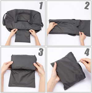 Sacs de sport unisexes imperméables en gros, fermeture éclair, sacs de voyage en velours côtelé de haute qualité, compartiment à chaussures, design camouflage - Product Image 6