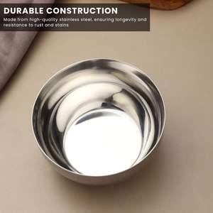 Cuenco de Metal Estilo Indio para Servir, Diseñado para Presentaciones en Fiestas Familiares, Colocación en Mesas de Restaurantes, y Experiencias de Anfitrión en Bodas - Product Image 4