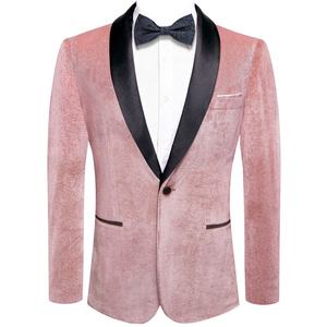 Chaqueta de Negocios de Otoño para Hombre, Transpirable, Personalizable, de Alta Calidad, Corte Entallado Informal, Cuello en V, Blazer de Un Solo Pecho, Poliéster/Algodón - Product Image 1