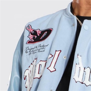Chaquetas universitarias de béisbol Letterman de cuero para hombre de invierno y otoño vintage de alta calidad de fabricante personalizado OEM - Product Image 5