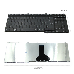 คีย์บอร์ดทดแทนสำหรับโตชิบา P300 P500 P505-ภาษาสเปนและภาษารัสเซีย รองรับอินเทอร์เฟซ USB แบบเมมเบรนหรือแบบกลไก - Product Image 2