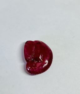 Colgante de Piedra Preciosa de Rubí Rojo Natural Tallado Sin Cortar, 23x18 mm, 43.92 Quilates - Product Image 2