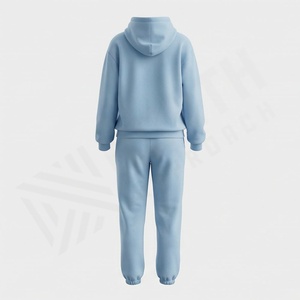 Survêtement d'hiver pour femmes grande taille 100% coton Pantalon de survêtement à capuche Motif uni Imprimé Personnalisable Services décontractés pour adultes - Product Image 2