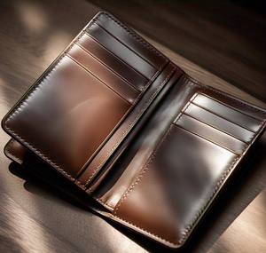 Pochette en cuir d'automne pour femmes à la mode courte longueur événement formel déclaration de mode accessoire portefeuille - Product Image 3